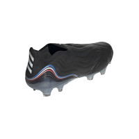 adidas Copa Sense+ Gazon Naturel Chaussures de Foot (FG) Noir Blanc Bleu