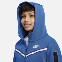 Veste Nike Tech Fleece pour enfants bleu gris clair