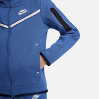 Veste Nike Tech Fleece pour enfants bleu gris clair