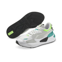 PUMA RS-Z Core Sneakers Wit Lichtgrijs Groen