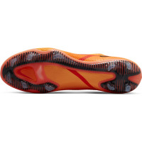 Nike Phantom GT 2 Elite Gazon Naturel Chaussures de Foot (FG) Orange Rouge Noir