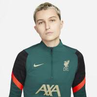 Nike Liverpool Strike Drill Haut d'Entraînement 2021-2022 Femmes Vert Foncé Noir Rouge