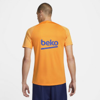 Nike FC Barcelona Strike Trainingsshirt 2021-2022 Oranje Donkerblauw