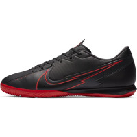 Nike Mercurial Vapor 13 Academy Zaalvoetbalschoenen (IC) Zwart Rood