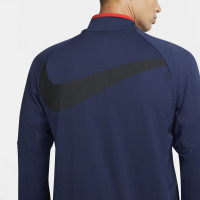 Nike F.C. Libero Drill Survêtement Bleu Foncé Noir