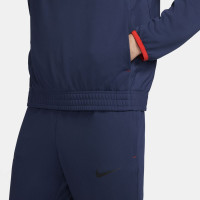Nike F.C. Libero Drill Survêtement Bleu Foncé Noir