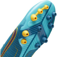 Nike Mercurial Vapor 14 Elite Gazon Artificiel Chaussures de Foot (AG) Bleu Orange