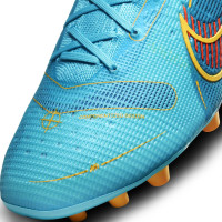 Nike Mercurial Vapor 14 Elite Gazon Artificiel Chaussures de Foot (AG) Bleu Orange
