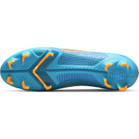 Nike Mercurial Superfly 8 Pro Gazon Naturel Chaussures de Foot (FG) Bleu Orange