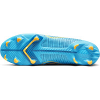 Nike Mercurial Superfly 8 Academy Gazon Naturel / Gazon Artificiel Chaussures de Foot (MG) Bleu Orange