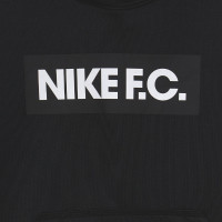 Nike F.C. Libero Hoodie Kids Zwart Wit