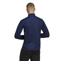 adidas Entrada 22 Haut d'Entraînement 1/4-Zip Bleu Foncé Blanc