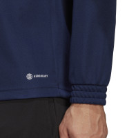 adidas Entrada 22 Haut d'Entraînement 1/4-Zip Bleu Foncé Blanc