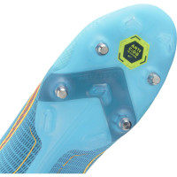 Nike Mercurial Superfly 8 Elite Crampons Vissés Chaussures de Foot (SG) Anti-Clog Bleu Orange