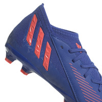 adidas Predator Edge.3 Gras Voetbalschoenen (FG) Blauw Rood