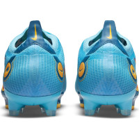 Nike Mercurial Vapor 14 Elite Gazon Naturel Chaussures de Foot (FG) Bleu Orange