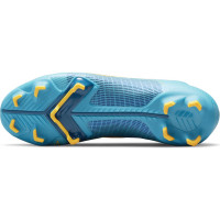 Nike Mercurial Superfly 8 Pro Gazon Naturel Chaussures de Foot (FG) Enfants Bleu Orange