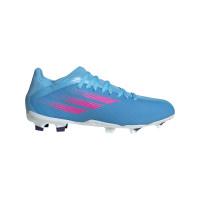 adidas X Speedflow.3 Gras Voetbalschoenen (FG) Kids Blauw Roze Wit