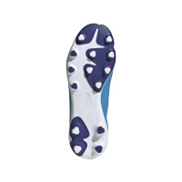 adidas X Speedflow.3 Gazon Naturel Gazon Artificiel Chaussures de Foot (MG) Enfants Bleu Rose Blanc