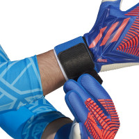 adidas Predator Keepershandschoenen Competition Blauw Rood Wit