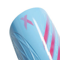 adidas X Scheenbeschermers Training Blauw Roze