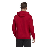 adidas Entrada 22 Sweat Sweat à Capuche Rouge Blanc