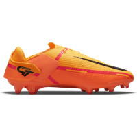 Nike Phantom GT 2 Academy FlyEase Gazon Naturel / Gazon Artificiel Chaussures de Foot (MG) Orange Rouge Noir