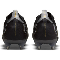 Nike Mercurial Vapor 14 Elite Crampons Vissés Chaussures de Foot (SG) Anti-Clog Noir Gris Foncé Or
