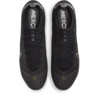 Nike Mercurial Vapor 14 Elite Crampons Vissés Chaussures de Foot (SG) Anti-Clog Noir Gris Foncé Or
