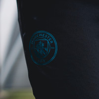 PUMA Manchester City 1/4 Zip Survêtement 2021-2022 Bleu Noir