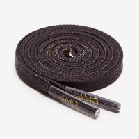 Lacets AMO Grip 2.0 100 cm Noir Métallique Doré