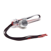 Lacets AMO Grip 2.0 100 cm Rouge Fiery Noir de jais