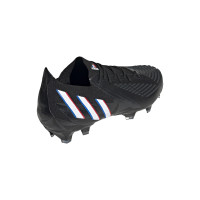 adidas Predator Edge.1 Grass Football Chaussures (FG) Faible Noir Blanc Rouge Bleu