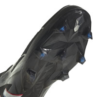 adidas Predator Edge+ Gazon Naturel Chaussures de Foot (FG) Noir Blanc Rouge