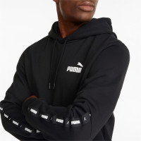 PUMA Essentials+ Tape Hoodie Fleece Trainingspak Zwart