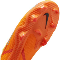 Nike Phantom GT 2 Pro Gazon Naturel Chaussures de Foot (FG) Orange Rouge Noir