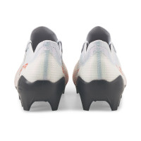PUMA Ultra 1.4 First Mile Gazon Naturel Gazon Artificiel Chaussures de Foot (MG) Blanc Rouge