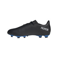 Adidas Predator Edge.4 Chaussures de football pour enfant Noir/blanc/bleu