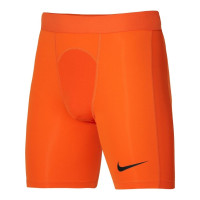 Nike Pro Dri-Fit Strike Short Collant Orange Noir