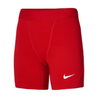 Pantalon de course Nike Pro Dri-Fit Strike pour femme rouge et blanc