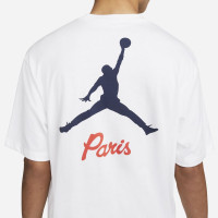 Nike Paris Saint Germain x Jordan Logo T-Shirt 2021-2022 Blanc