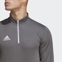 adidas Entrada 22 Haut d'Entraînement Gris Blanc