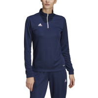 adidas Entrada 22 Haut d'Entraînement 1/4-Zip Femmes Bleu Foncé Blanc