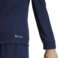 adidas Entrada 22 Haut d'Entraînement 1/4-Zip Femmes Bleu Foncé Blanc
