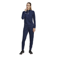 adidas Entrada 22 Haut d'Entraînement 1/4-Zip Femmes Bleu Foncé Blanc
