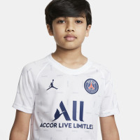 Nike Paris Saint Germain Strike Pre-Match 4e Maillot d'Entraînement 2021-2022 Enfants Blanc Gris Bleu Foncé