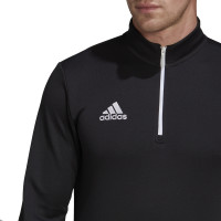 adidas Entrada 22 Haut d'Entraînement 1/4-Zip Noir Blanc