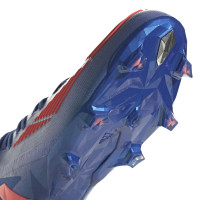 adidas Predator Edge.1 Gras Voetbalschoenen (FG) Blauw Rood