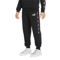 PUMA Essentials+ Tape Pantalon Jogging Fleece Enfants Noir Blanc