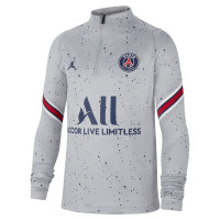 Nike Paris Saint Germain Strike Drill Trainingspak 4e 2021-2022 Kids Grijs Donkerblauw